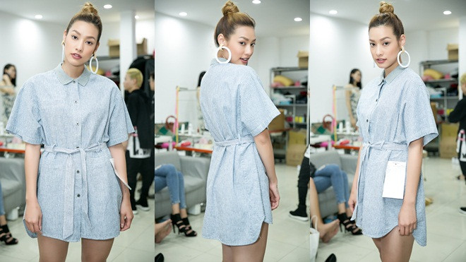 Lilly Nguyễn trở thành 'nàng thơ' đầu tiên trong show diễn Lê Hà Ảnh 2