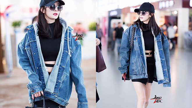 Vắng bóng sau thời gian dài đóng phim, một lần nữa Dương Mịch khiến fan phát cuồng với gout thời trang sân bay siêu sành điệu Ảnh 2