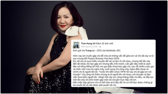 NTK Trần Hùng viết tâm thư, bày tỏ bức xúc với bà Trang Lê - chủ tịch Vietnam International Fashion Week Ảnh 2
