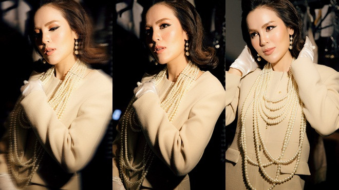 Á hậu Phương Lê đẹp đến ngỡ ngàng khi hóa thân vào phụ nữ Pháp xưa Ảnh 2