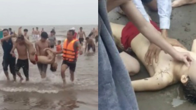 Thái Bình: Đi tắm biển ngày 30/4, một học sinh lớp 7 nguy kịch do đuối nước Ảnh 2