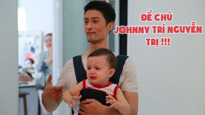 Trai đẹp Johnny Trí Nguyễn chật vật làm 'vú em' trong phim điện ảnh mới Ảnh 2