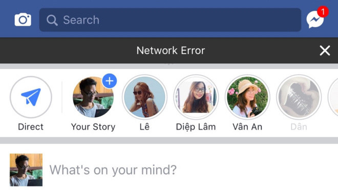 Facebook sập mạng, nhiều người không thể truy cập Ảnh 2