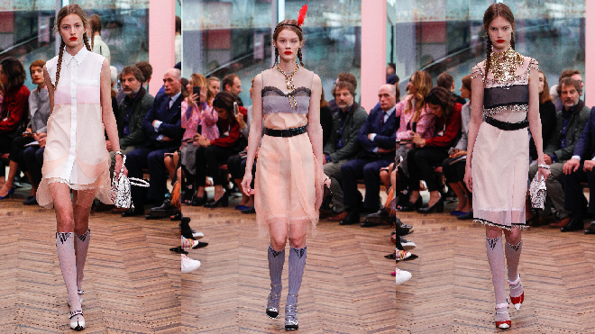 Prada ngầm tuyên bố: Con gái thời nay mặc váy xòe, mang vớ, đi cao gót mới là mốt! Ảnh 2