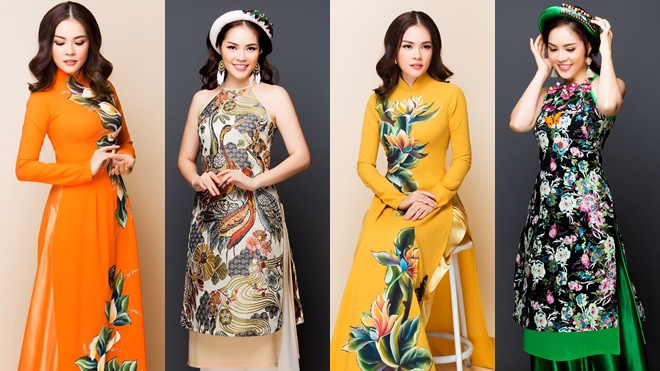 Dương Cẩm Lynh khoe eo thon, dáng nuột với áo dài cách tân Ảnh 2