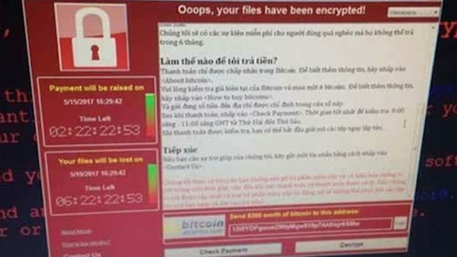 Mã độc WannaCry có thể bùng phát mạnh ở Việt Nam hôm nay Ảnh 2