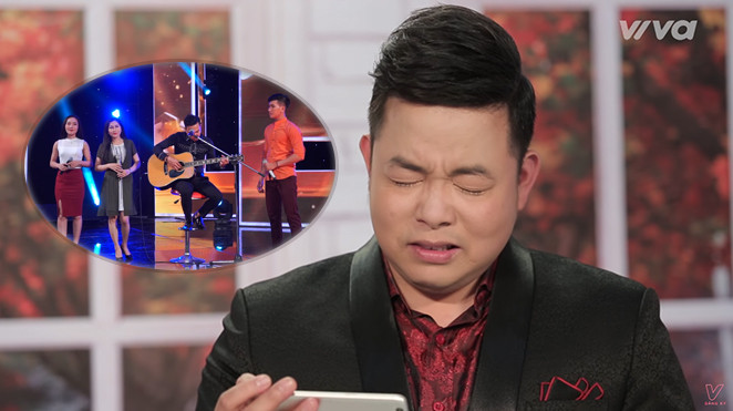 Quang Lê xúc động, rơi nước mắt trước 'món quà tri ân' của học trò Thần tượng Bolero Ảnh 2