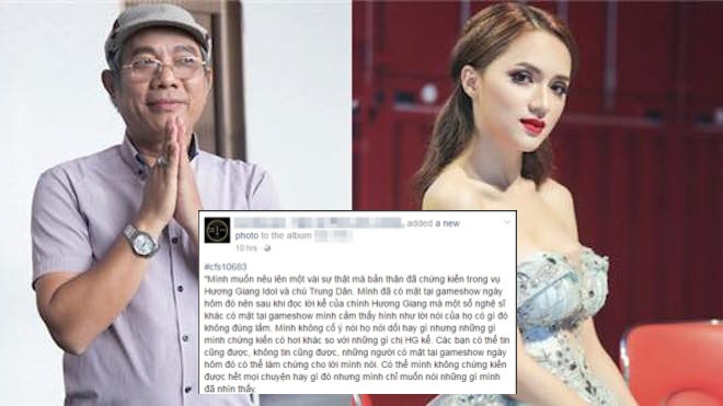 Khán giả có mặt trong gameshow tiết lộ sự thật bất ngờ đằng sau việc Hương Giang xúc phạm nghệ sĩ Trung Dân Ảnh 2