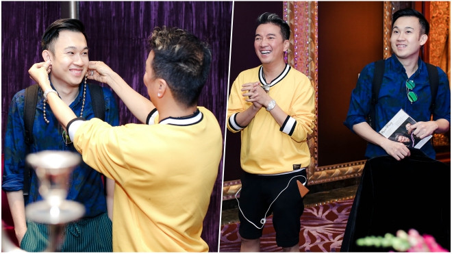 Đàm Vĩnh Hưng cùng Dương Triệu Vũ tất bật chuẩn bị cho buổi tiệc kỷ niệm tình tri kỷ Ảnh 2