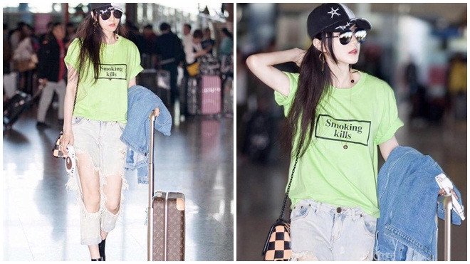 Bị chê già, Phạm Băng Băng bất ngờ 'cưa sừng làm nghé' khi diện quần rách cái bang đi dự Cannes Ảnh 2