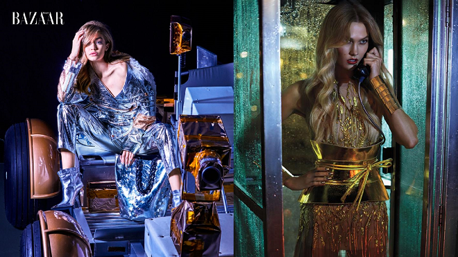 Karlie Kloss - Gigi Hadid 'không hẹn mà gặp' cùng hóa thân thành cô gái robot, cuộc chiến cam go rồi đây! Ảnh 2