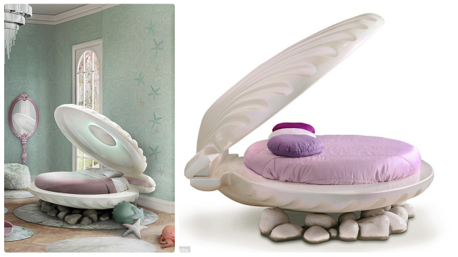 Không biến thành nàng tiên cá được thì mua giường vỏ sò sang chảnh cũng tạm được Ảnh 2