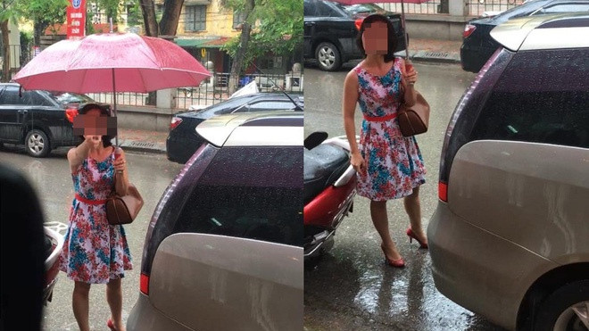 Người phụ nữ đỗ xe ô tô ở trước cửa hàng không hỏi trước, khi bị nhắc nhở đã có thái độ rất bất ngờ Ảnh 2