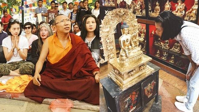 Vượt chặng đường xa xôi, Ngô Thanh Vân sang Nepal cầu nguyện cho những trẻ em mắc bệnh tim bẩm sinh Ảnh 2