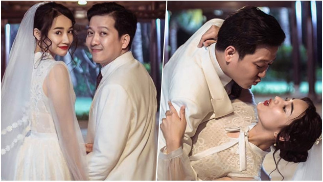 Trường Giang diện vest bảnh bao, ôm hôn 'cô dâu' Nhã Phương thắm thiết Ảnh 2