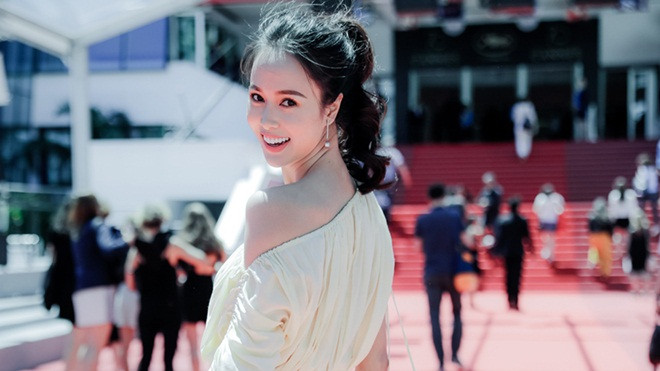 'Lạc bước' dạo chơi ở LHP Cannes, Vũ Ngọc Anh đẹp tựa nữ thần! Ảnh 2