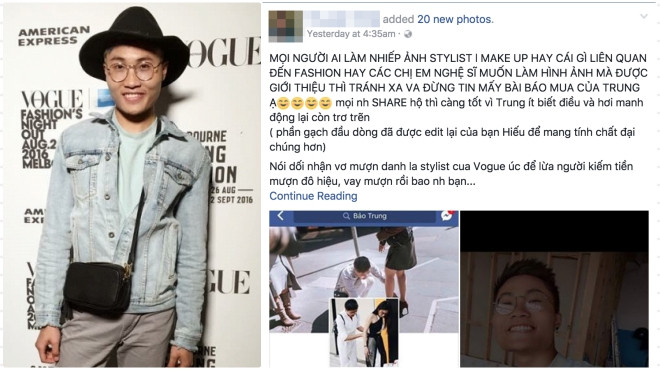 9X mạo danh làm Stylist cho Vogue Úc mượn quần áo, lừa tiền bạn bè Ảnh 2