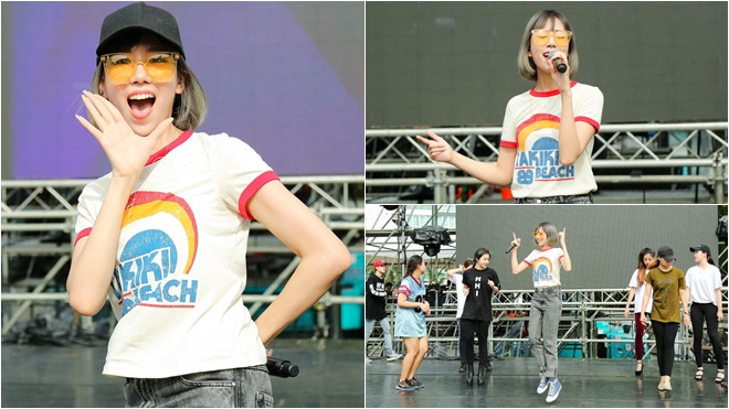 Min hào hứng tổng duyệt cùng dancer Thái Lan tại sự kiện chung với Sơn Tùng Ảnh 2