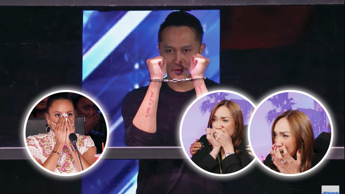 Bất chấp vợ hốt hoảng trong cánh gà, chàng trai này vẫn quyết đánh cược mạng sống với America's Got Talent Ảnh 2