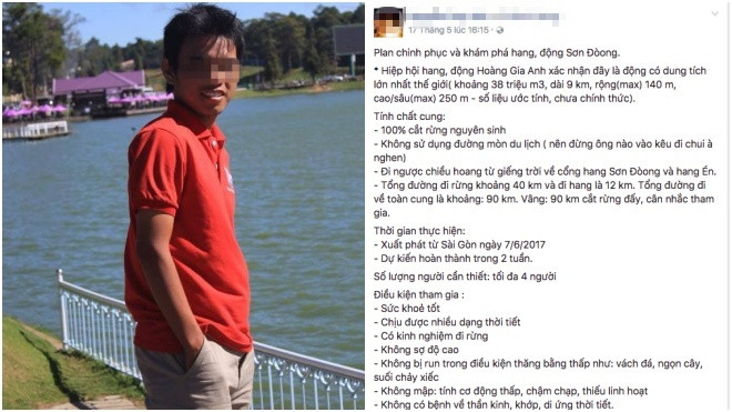 Từng dẫn đoàn 20 người bị lạc trên núi Bà Đen, nam thanh niên tiếp tục kêu gọi phượt hang Sơn Đoòng giá 3 triệu Ảnh 2