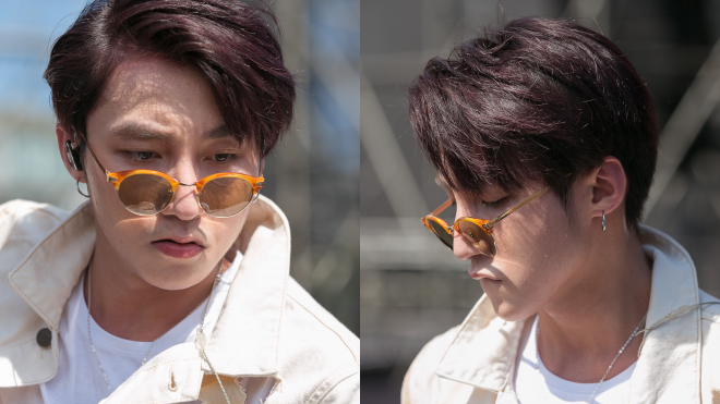 Sơn Tùng mướt mồ hôi đội nắng nóng tổng duyệt cho sân khấu tối nay tại Bangkok Ảnh 2