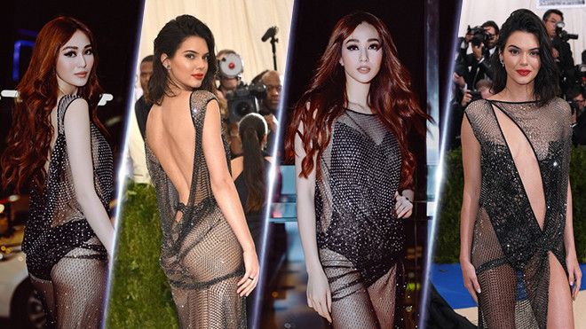 Có chăng Khánh My diện đồ 'đạo nhái' của Kendall Jenner? Ảnh 2