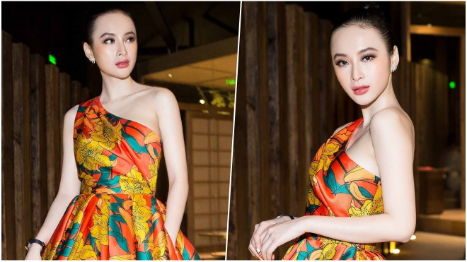 Angela Phương Trinh đội mưa, diện đầm xòe khoe vai trần gợi cảm Ảnh 2