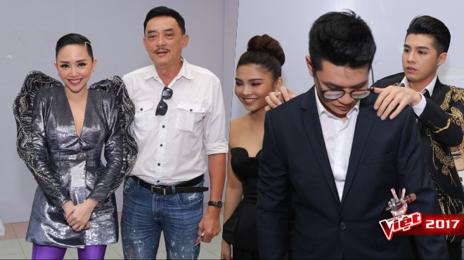Tóc Tiên được bố hộ tống, Noo Phước Thịnh lau mồ hôi trò cưng trong hậu trường Chung kết The Voice Ảnh 2