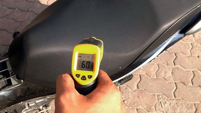 Sốc: Nhiệt độ mặt đường Hà Nội gần 60 độ C trong đợt nóng kỷ lục Ảnh 2