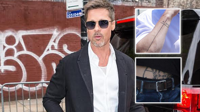 Brad Pitt xóa bỏ tất cả hình xăm liên quan đến Angelina Jolie để bắt đầu cuộc sống mới Ảnh 2
