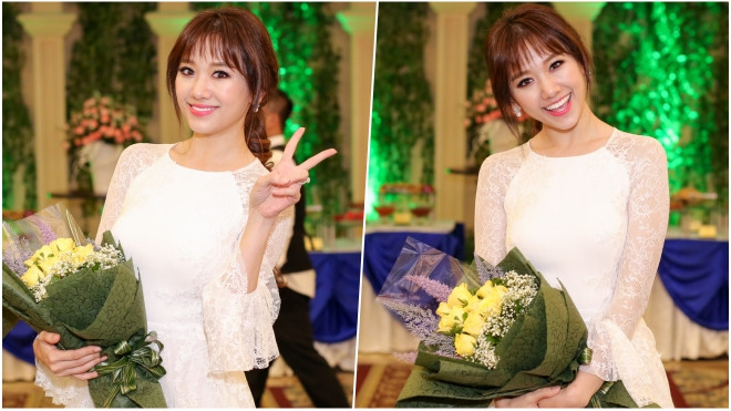 Hari Won xinh như 'nữ thần', khoe vẻ đẹp dịu dàng với đầm trắng tinh khôi Ảnh 2