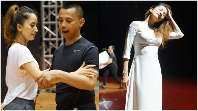 Chí Anh tặng Khánh Thi áo dài 400 triệu dát vàng, kim cương trong liveshow tiền tỷ Ảnh 2