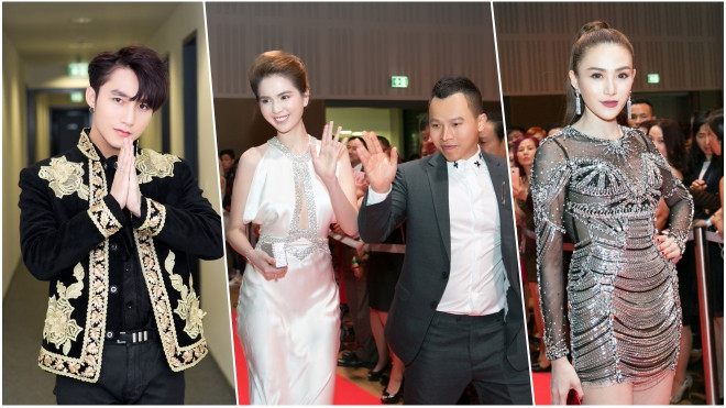 Sơn Tùng bảnh bao, Ngọc Trinh tỏa sáng bên dàn sao Việt trên thảm đỏ 'Đêm hội chân dài 11' trời Âu Ảnh 2