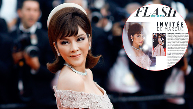 Sau Liên hoan phim Cannes, Lý Nhã Kỳ tiếp tục là gương mặt thu hút truyền thông thế giới Ảnh 2