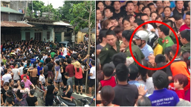 Clip: Hàng nghìn người dân phẫn nộ khi nghi phạm xuất hiện tại hiện trường vụ bé trai 35 ngày tuổi bị sát hại Ảnh 2