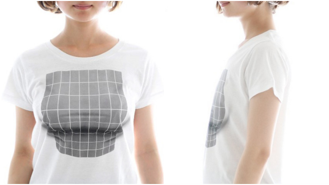 Màn hình phẳng trước sau như một, lo gì vì đã có áo phông 3D nâng ngực ngon bổ rẻ Ảnh 2