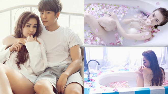 MLee tình cảm với trai đẹp, ngâm mình trong bồn tắm cực sexy Ảnh 2