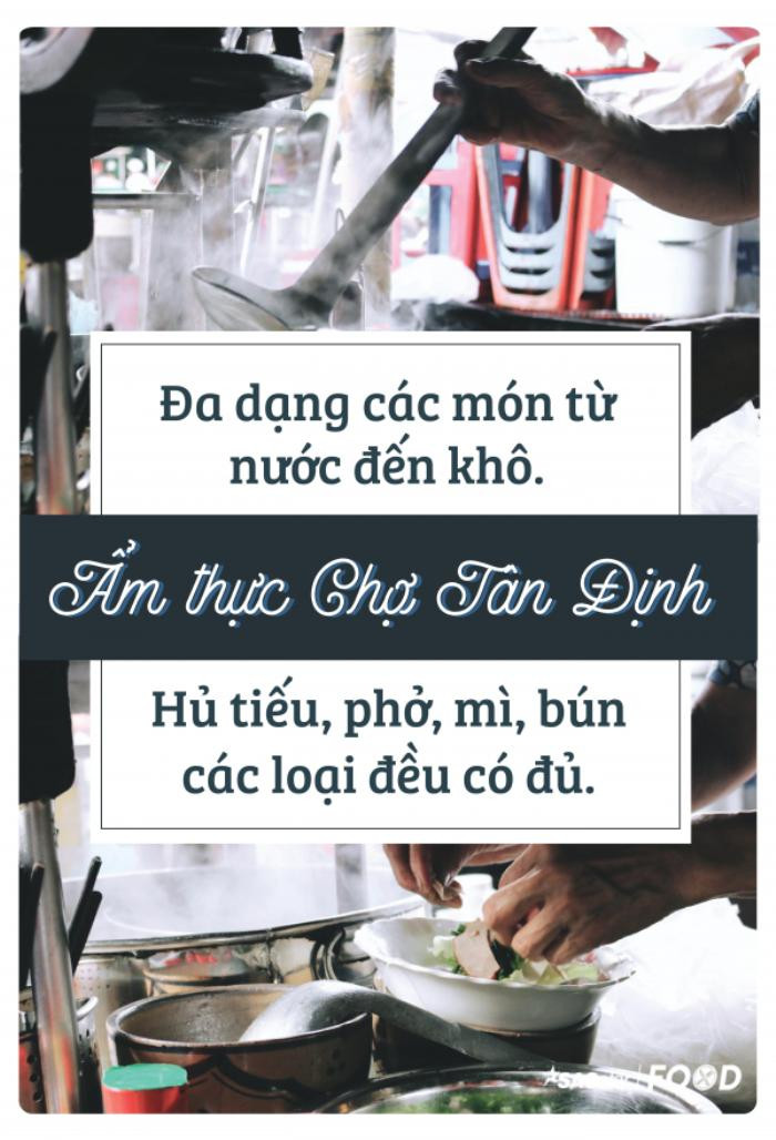 Những món ăn đặc biệt không thể bỏ lỡ khi ghé chợ Tân Định