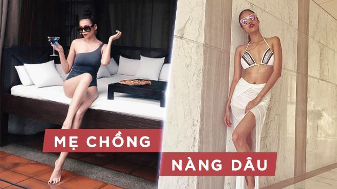 Style của mẹ chồng - nàng dâu: Thanh Hằng kín đáo - Lan Khuê nóng bỏng, đối nghịch nhau Ảnh 2