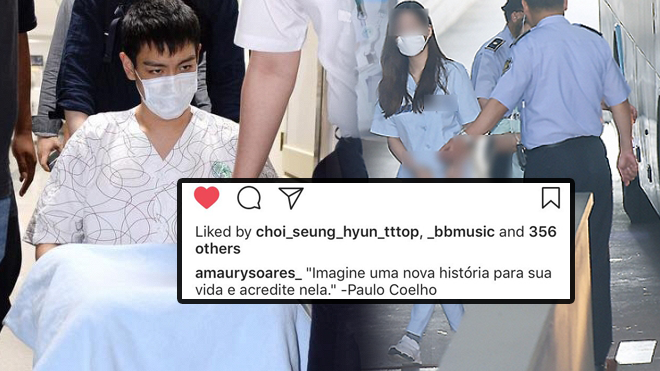 Đồng phạm hút cần sa vừa bị kết án, T.O.P liền trở lại mạng xã hội Ảnh 2