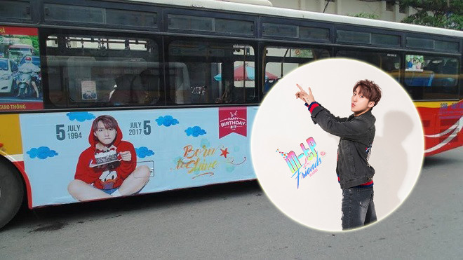 Fan Sơn Tùng M-TP chơi lớn, thuê xe bus treo hình thần tượng để chúc mừng sinh nhật Ảnh 2