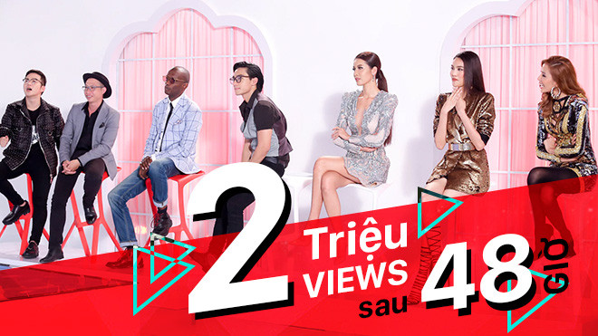Chỉ sau 2 tập lên sóng, The Face Việt Nam 2017 đạt lượt xem Youtube gấp đôi mùa 1 Ảnh 2