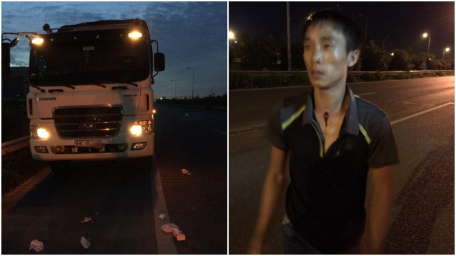 Dừng xe trên đại lộ Thăng Long, hai vợ chồng tài xế bị côn đồ dùng súng cướp tài sản Ảnh 2