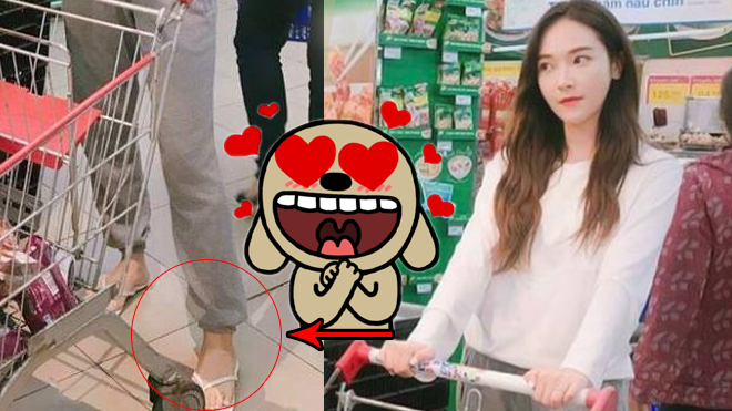 Rũ bỏ vẻ sang chảnh, Jessica hòa nhập như người Việt Nam khi mang dép lào mua mì gói giá 'sinh viên' Ảnh 2