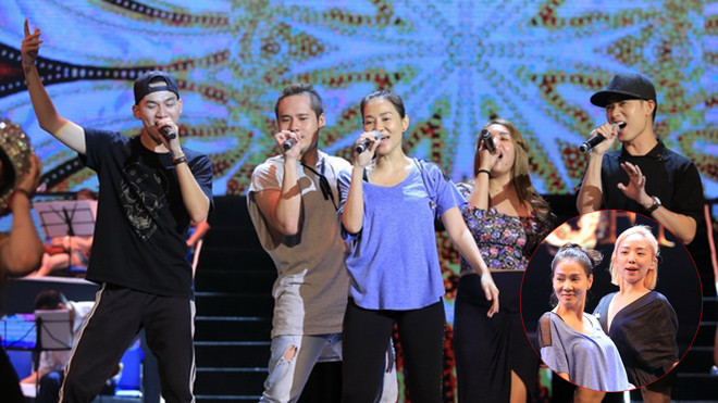 Tóc Tiên để mặt mộc, Ali Hoàng Dương và Trúc Nhân tiếp thêm sức mạnh cho Thu Minh Ảnh 2