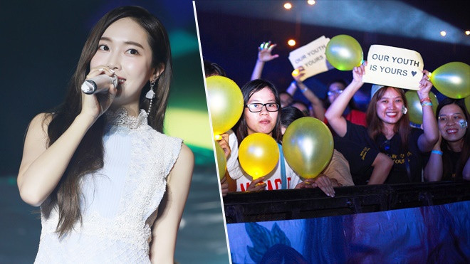 Một đêm không thể quên: Jessica và fan Việt cùng hòa giọng dưới cơn mưa nặng hạt Ảnh 2