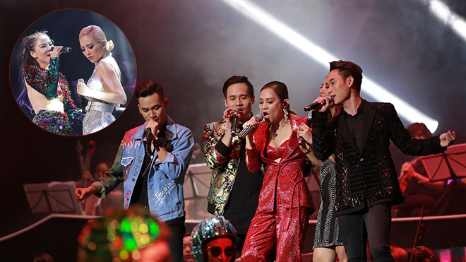 Tóc Tiên phiêu hết mình, các học trò cuồng nhiệt cùng Thu Minh trên sân khấu Ảnh 2