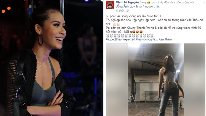 Team bị chê yếu catwalk, Minh Tú đăng clip tập luyện cho học trò và đáp trả: 'Cần cù bù thông minh' Ảnh 2