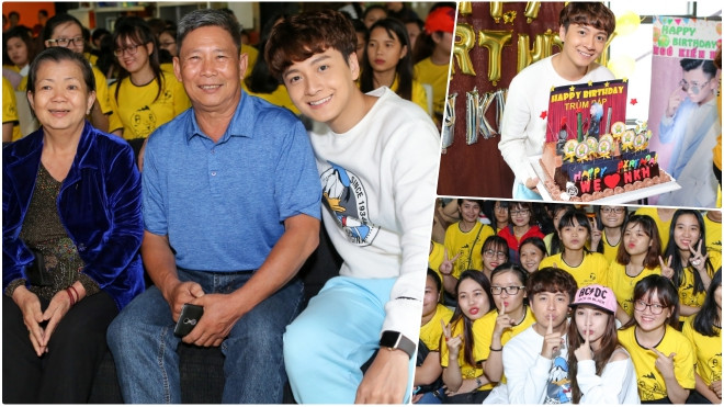 Bắt trọn từng khoảnh khắc cực nhắng nhít của Ngô Kiến Huy khi đón tuổi mới cùng fan Ảnh 2