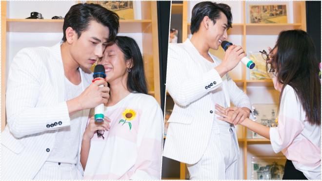 Isaac cho fan sờ bụng để chứng minh sở hữu body 6 múi Ảnh 2